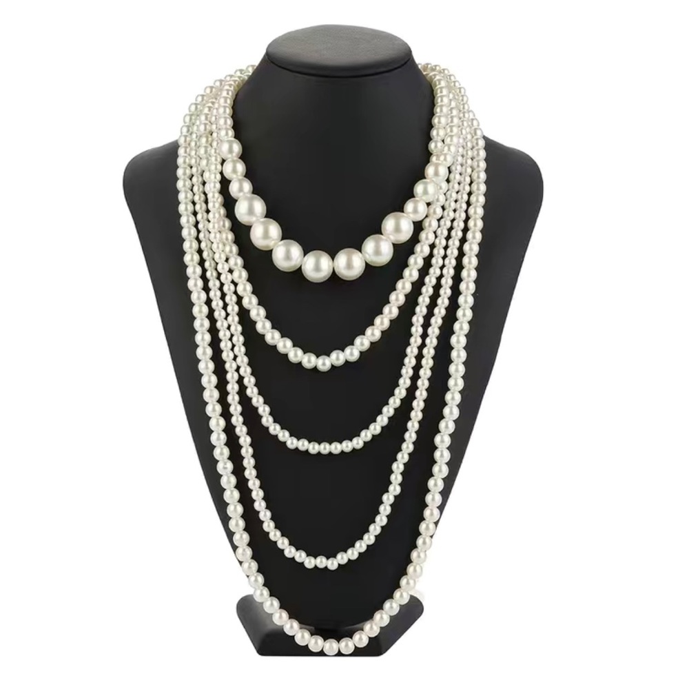 NWT 5 strand pearl necklace